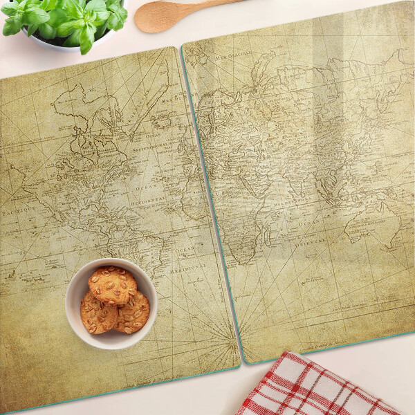 Schneidebrett Karte der alten Welt