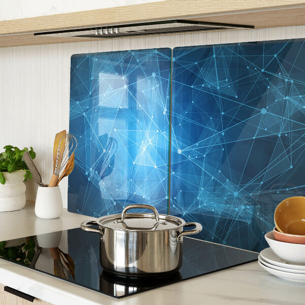 Schneidebrett mit abstraktem geometrischem Muster