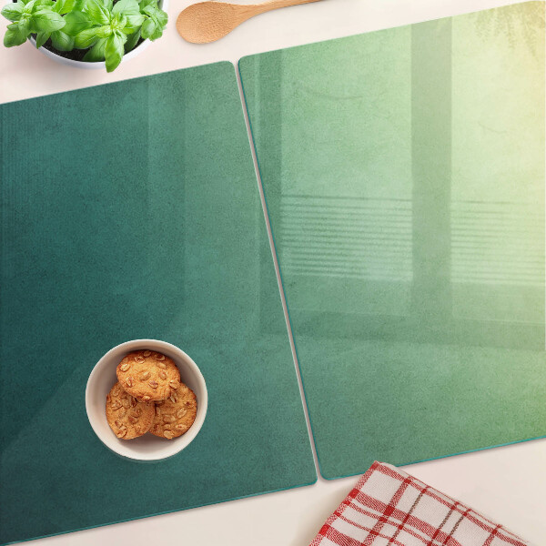 Schneidebrett Gradientenreflexionen im Fenster