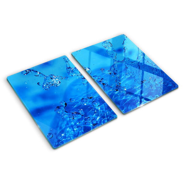 Schneidebrett Wasser- und Luftblasen