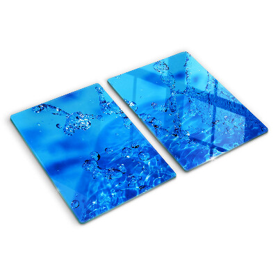 Schneidebrett Wasser- und Luftblasen