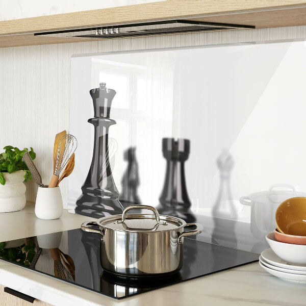 Schneidebrett mit Schachmotiv mit König- und Turm-Design