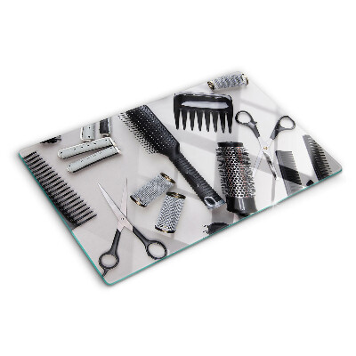 Glas-Schneidebrett für Friseursalon oder Friseurarbeitsplatz