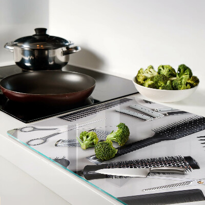 Glas schneidebrett Friseurzubehör