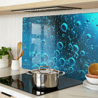 Schneidebrett Glas mit blasenbildiger Wasseroptik