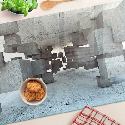 Schneidebrett glas Abstrakte räumliche Komposition