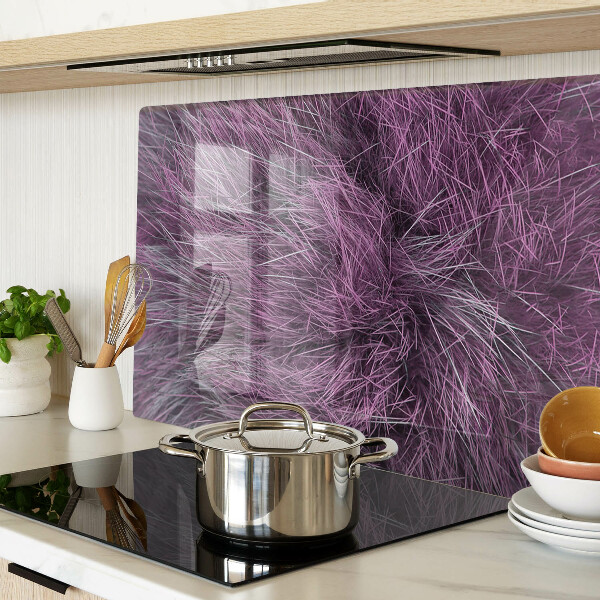 Glas schneidebrett Lila Fell