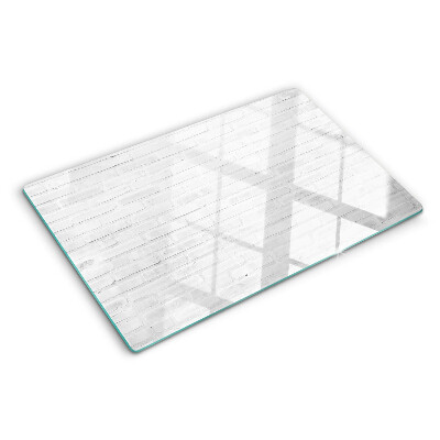 Schneidebrett Backsteinmauer im minimalistischen Stil