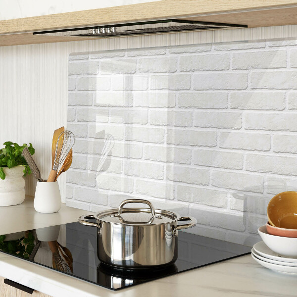 Schneidebrett glas Ziegelmauer