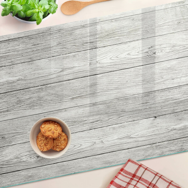 Schneidebrett Holzbrett in Grautönen