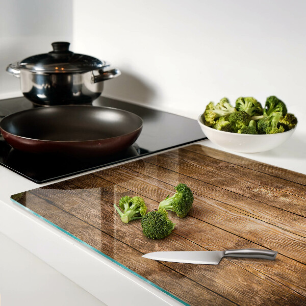 Schneidebrett Holzbrett mit einem Fenster