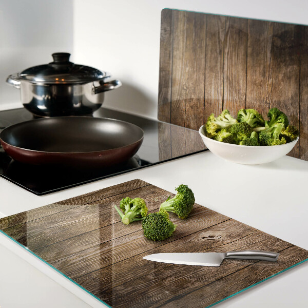 Schneidebrett Holzbrett mit einem Fenster