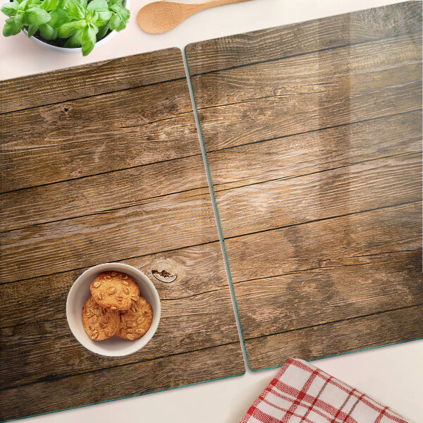 Schneidebrett Holzbrett mit einem Fenster