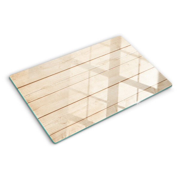 Schneidebrett Glas aus Holz