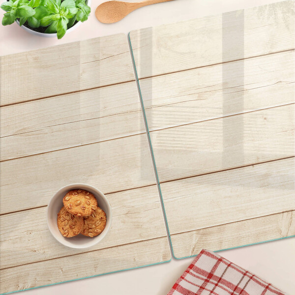 Schneidebrett glas Holzbrett