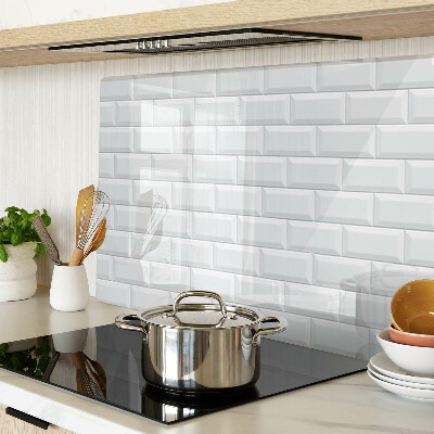 Schneidebrett mit Ziegelmauer-Design