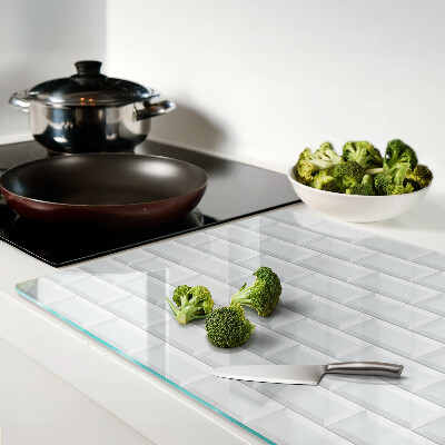 Schneidebrett mit Ziegelmauer-Design