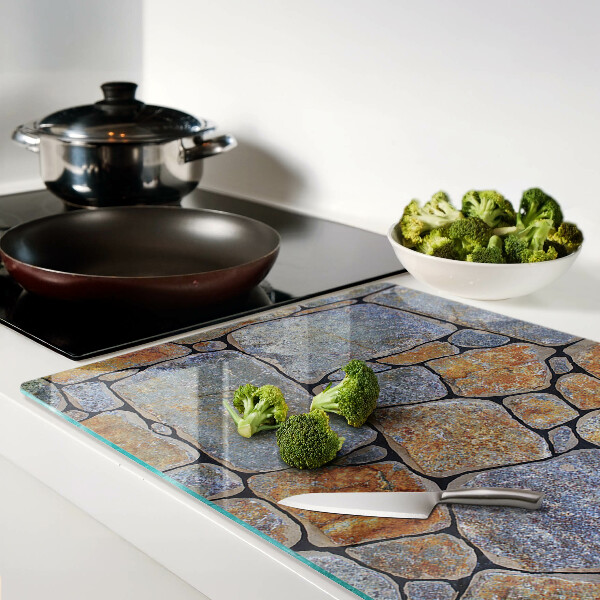 Glas schneidebrett Steinmuster mit Textur