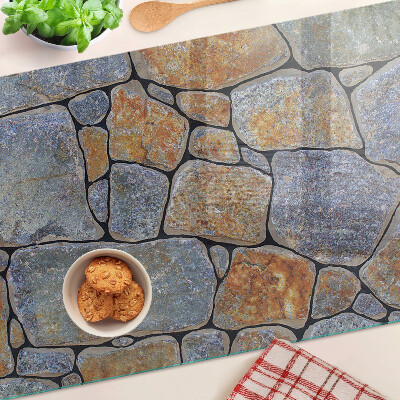 Glas schneidebrett Steinmuster mit Textur