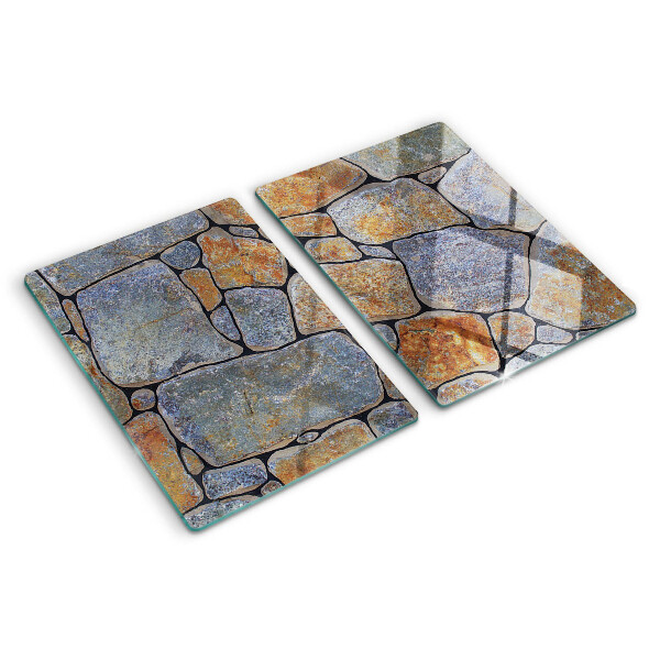 Glas schneidebrett Steinmuster mit Textur