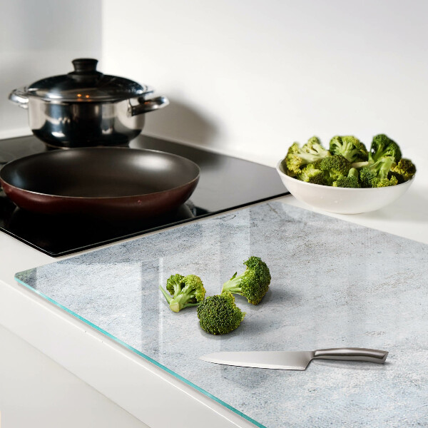 Schneidebrett Betoneffekt mit Spiegelung