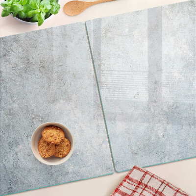 Schneidebrett mit Betoneffekt und spiegelnder Oberfläche