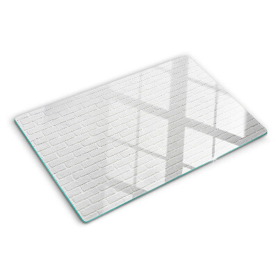 Schneidebrett glas Ziegelmauer