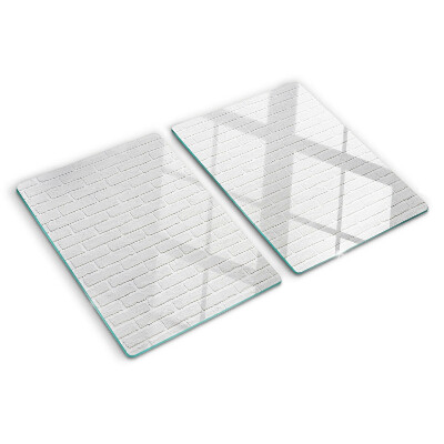 Schneidebrett glas Ziegelmauer