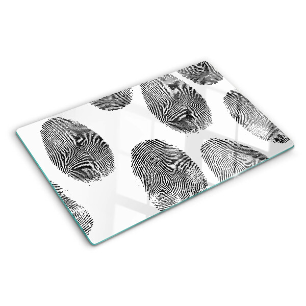 Schneidebrett Fingerabdrücke