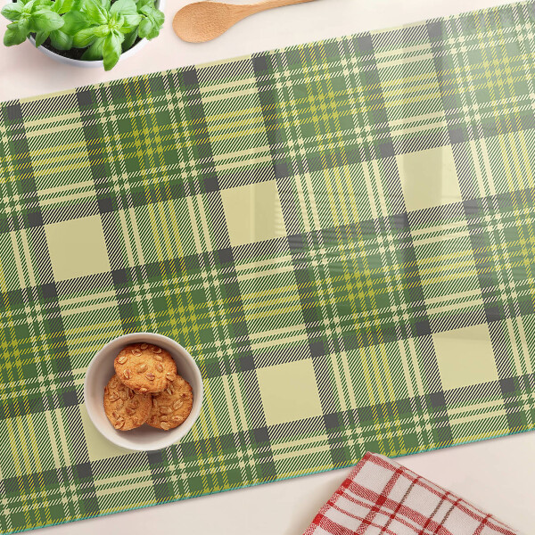 Schneidebrett glas Karomuster