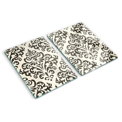 Schneidebrett Pflanzenmuster im Barockstil