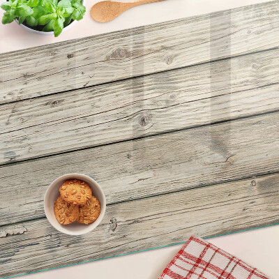 Glas schneidebrett Holzbrett im rustikalen Stil