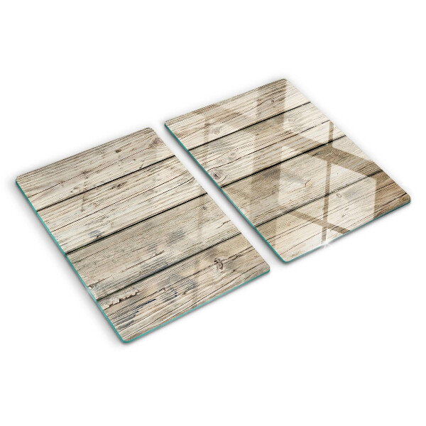 Glas schneidebrett Holzbrett im rustikalen Stil
