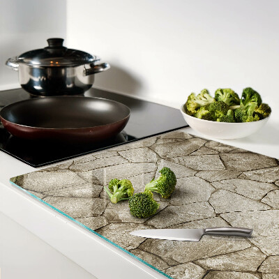 Schneidebrett Steinmosaik in Brauntönen