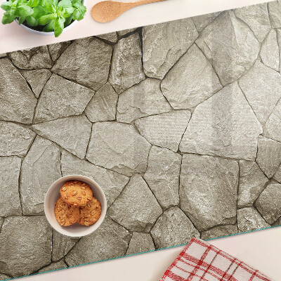 Schneidebrett Steinmosaik in Brauntönen