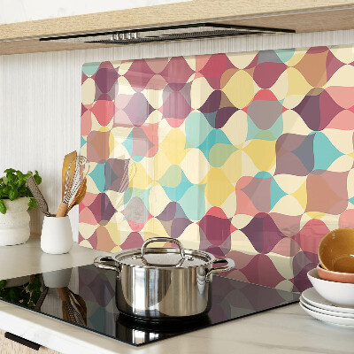 Schneidebrett Die Geometrie farbiger Kreise