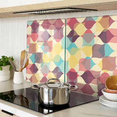 Schneidebrett Die Geometrie farbiger Kreise