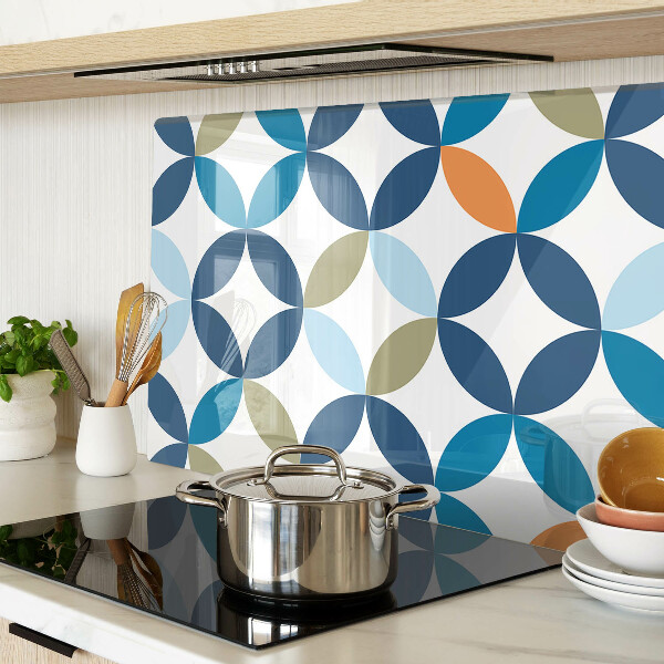 Glas schneidebrett Geometrische Blätter in verschiedenen Farben