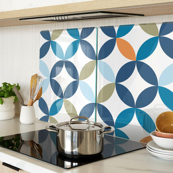 Glas schneidebrett Geometrische Blätter in verschiedenen Farben