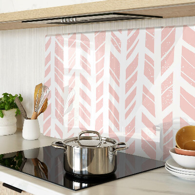 Glas schneidebrett Blätter in einem rosa Farbton