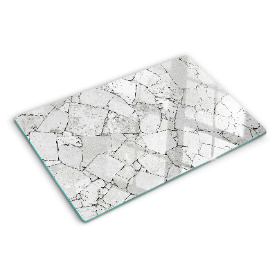 Glas schneidebrett Gerissener Marmor
