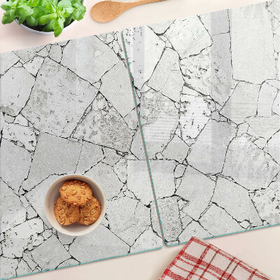 Glas schneidebrett Gerissener Marmor
