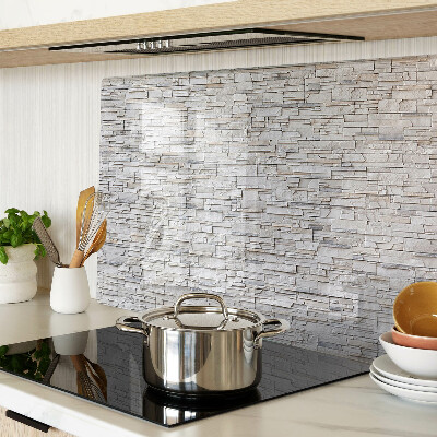 Schneidebrett glas Steinmauer