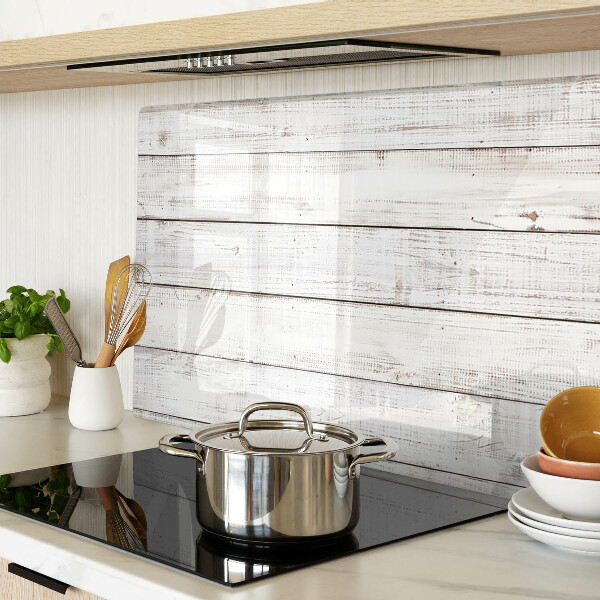 Glas-Schneidebrett im rustikalen Stil