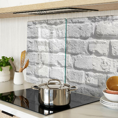 Schneidebrett glas Ziegelmauer