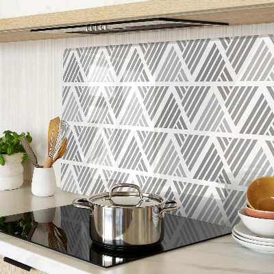 Schneidebrett Geometrische Muster in Grautönen