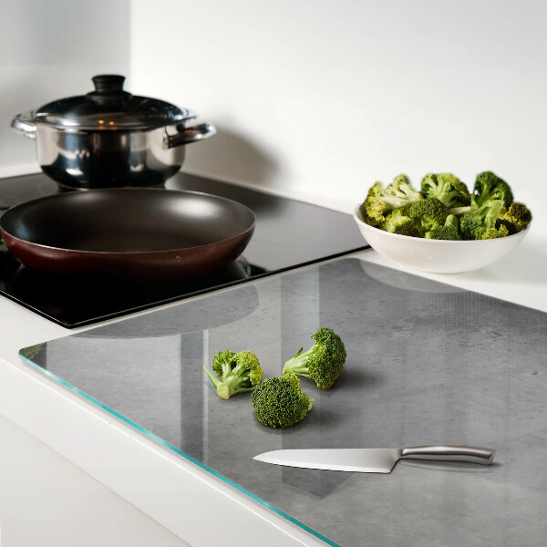 Schneidebrett Glas mit reflektierendem Fensterdesign