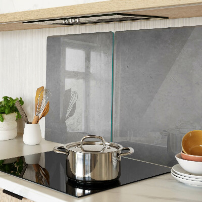 Schneidebrett Glas mit reflektierendem Fensterdesign