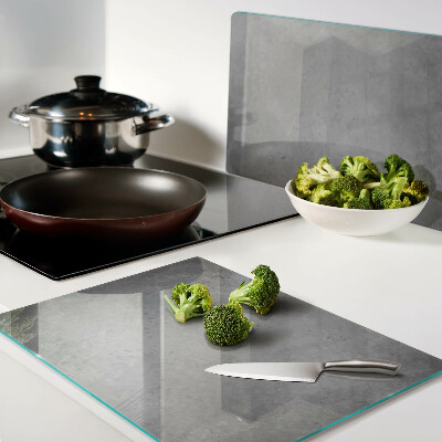 Schneidebrett Glas mit reflektierendem Fensterdesign