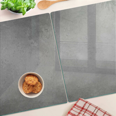 Schneidebrett Glas mit reflektierendem Fensterdesign